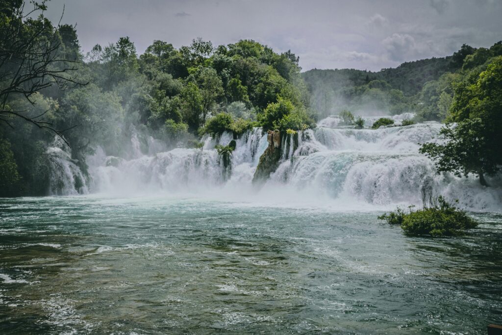 Park Narodowy Krka, wodospad w parku